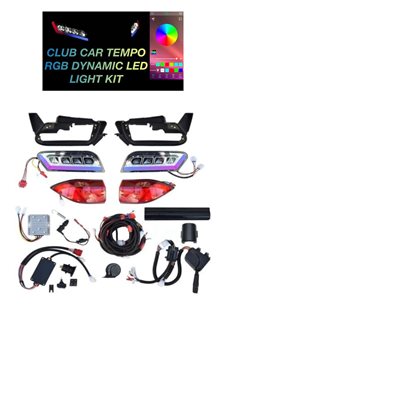 Club Car TEMPO DELUXE RGB LED LIGHT KIT 